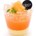 9月14日まで販売される「ラ・マーレ・ド・チャヤ」の「白桃のジュレ」1個・税込み590円