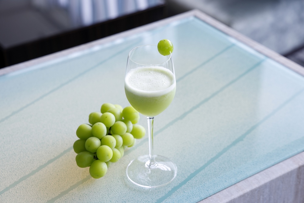 「シャインマスカットカクテル（ノンアルコール）」税込み1,800円（サービス料含む）
