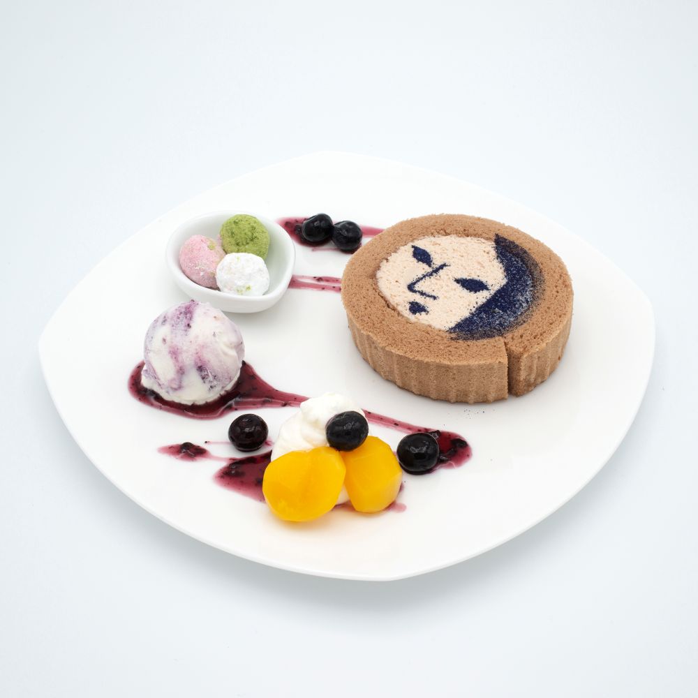 「京都生まれの豆乳ロールケーキ 栗とブルーベリー」税込み1,080円