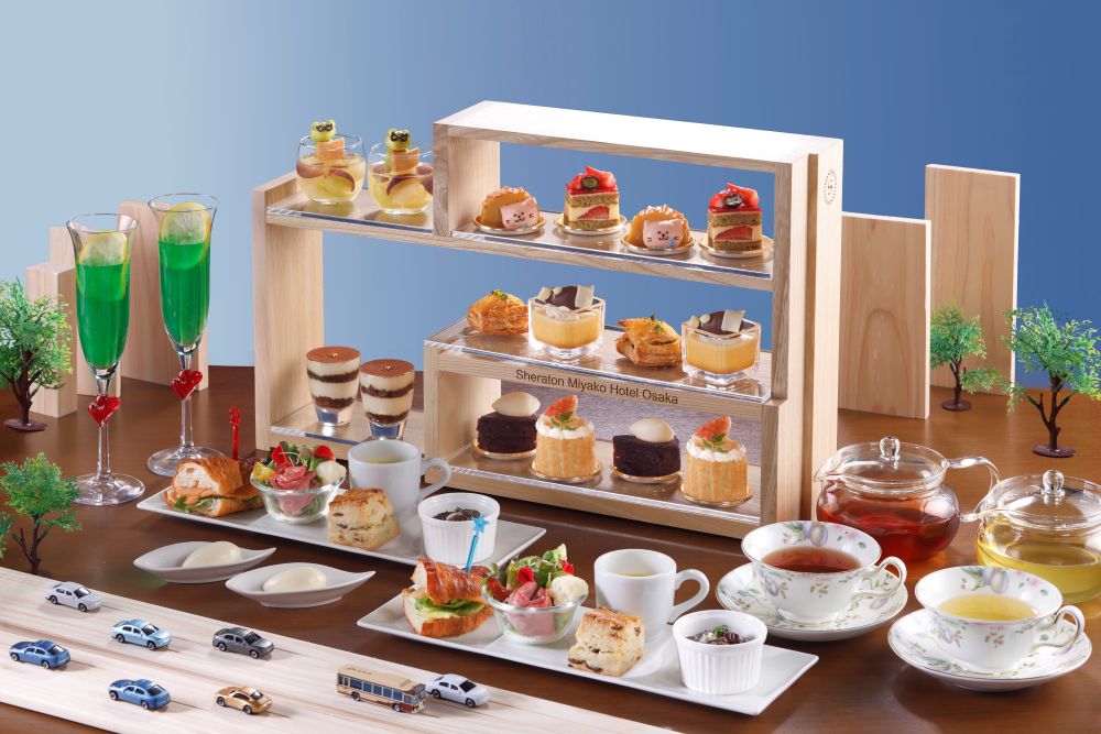 「40th Anniversary MIYAKO HOTEL OSAKA Afternoon Tea ～L’ histoire du gâteau～」イメージ