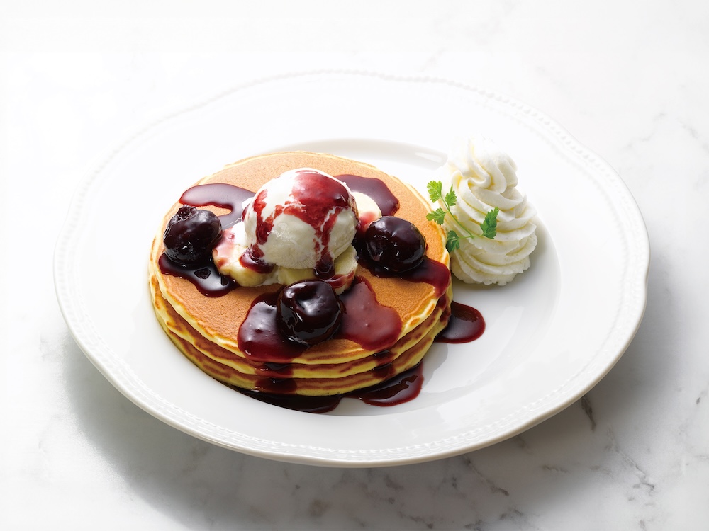「チェリージュビリー風ソースのパンケーキ」税込み1,188円