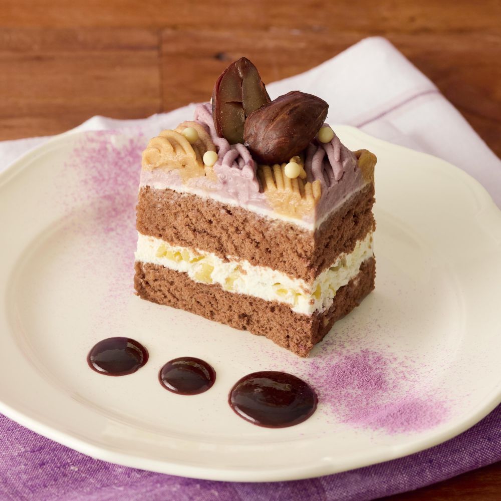 「栗とむらさき芋のショートケーキ」税込み980円