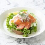 「ノルディックサーモンのコールドサンド」1,500円