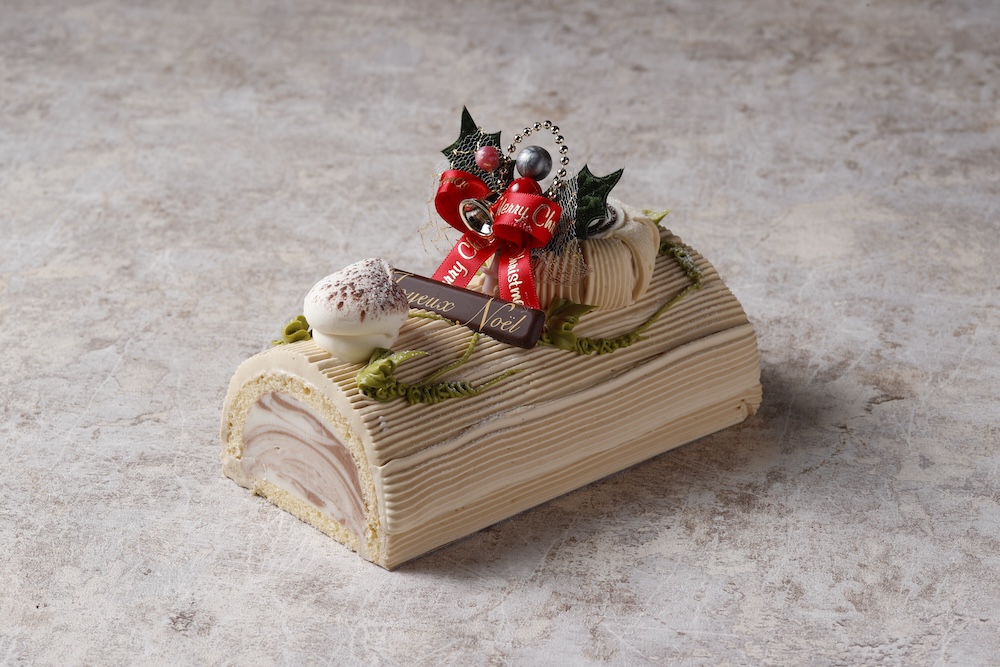 2サイズ用意する「ブッシュドノエル」税込み3,564円〜