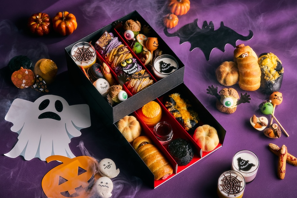 リニューアルした「ハロウィン アフタヌーンティー テイクアウト ボックス」税込み12,000円