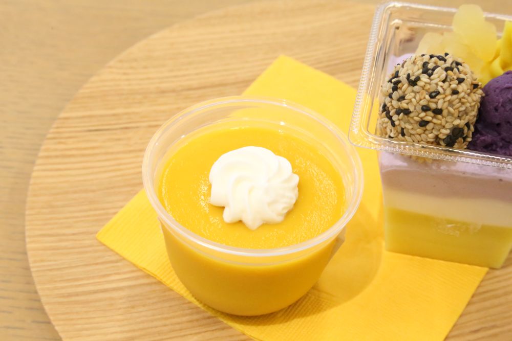 9月21日より発売する「かぼちゃの濃厚プリン」税込み291円