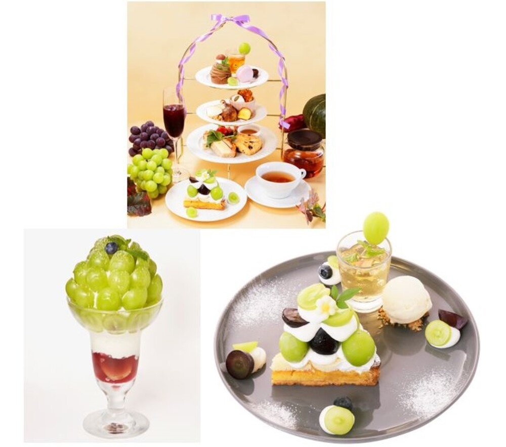 【あべのハルカス近鉄本店】フルーツ＆スイーツカフェ「フルフルール 近鉄あべのハルカス店」で  旬のマスカットや秋の味覚を使用したスイーツが９月１日(月)からスタート