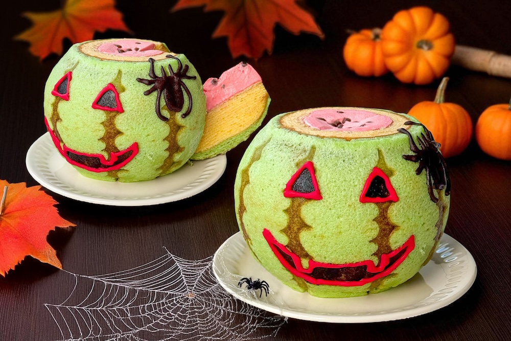ハロウィン限定デザインの「すいかバウム」イメージ