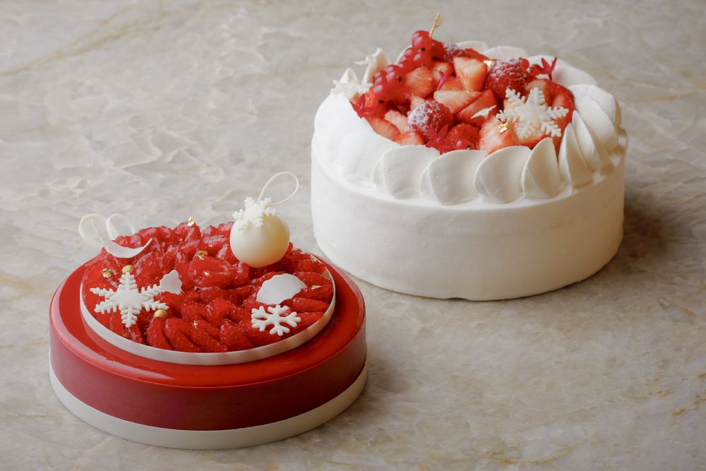 クリスマスケーキ2種のイメージ