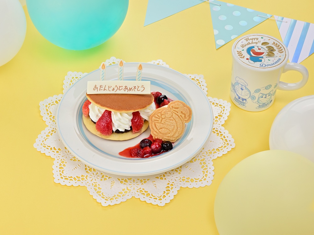 「大好物でお祝い!どら焼き風の誕生日ケーキ」イメージ