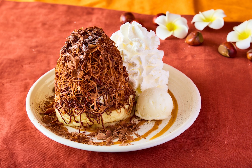 「チョコレートモンブランパンケーキ」イメージ