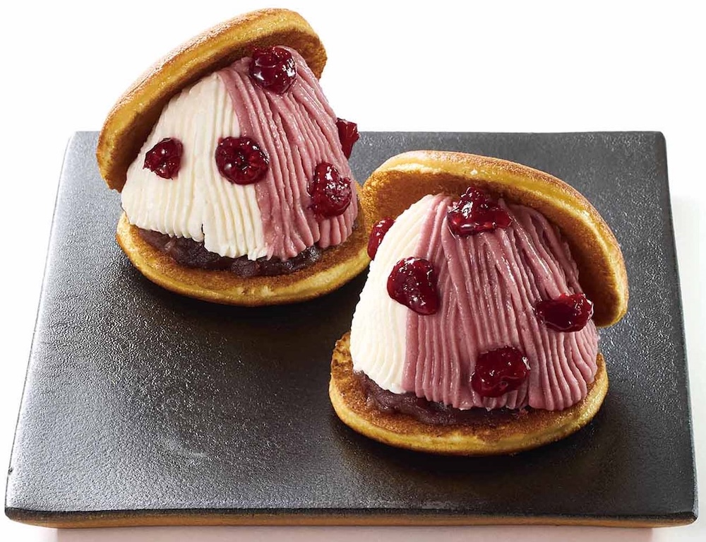 「くら吉」の「フランボワーズミニョンヌモンブランどら焼き」税込み702円