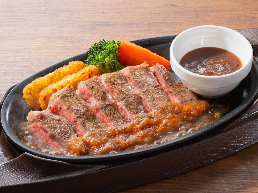 数量限定「ガストビーフステーキ　希少赤身約100ｇ」税込み1,099円