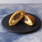 「香炉庵　KOURO-AN」のグランスタ限定「ごろごろまるごと渋皮栗のミルクどらやき」1個・税込み330円