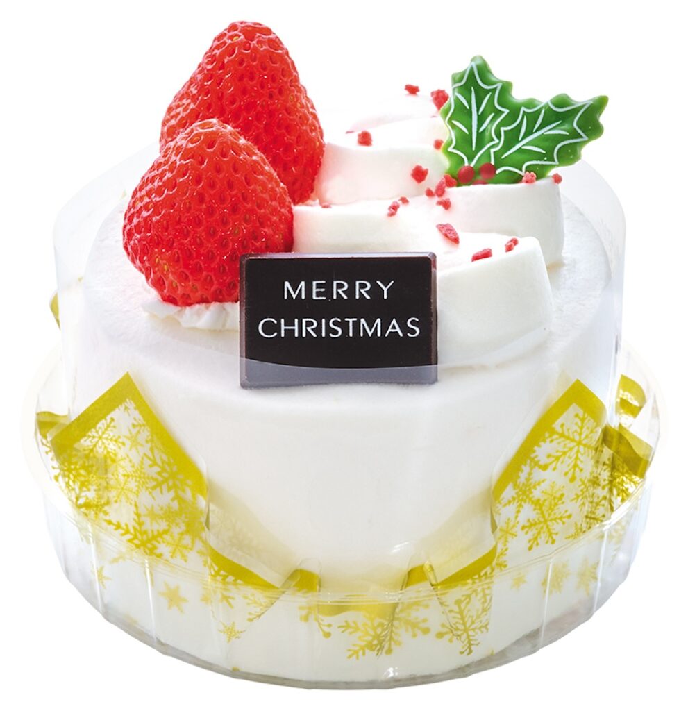 12月6日より販売される「クリスマス苺のミニショートケーキ」税込み1,800円