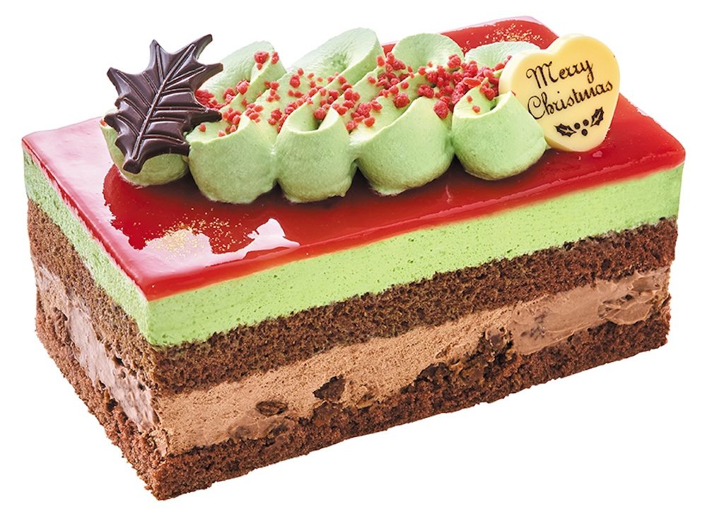 12月1日より販売される「クリスマスベリーとピスタチオショコラのバトン」税込み2,160円