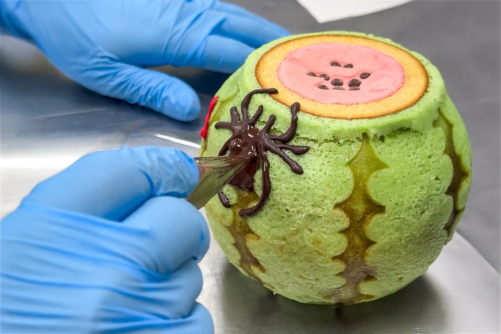 ハロウィン限定デザインの「すいかバウム」イメージ