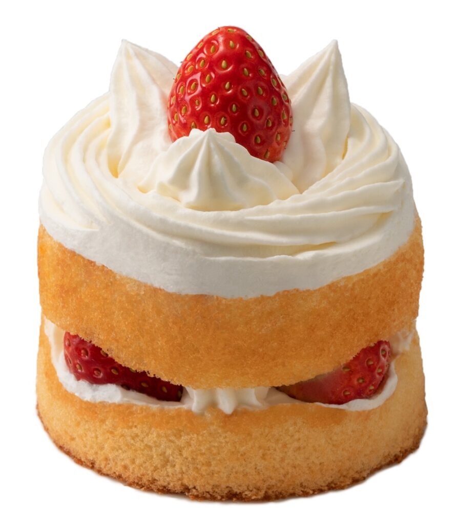 「伝承の味 不二家のショートケーキ」税込880円