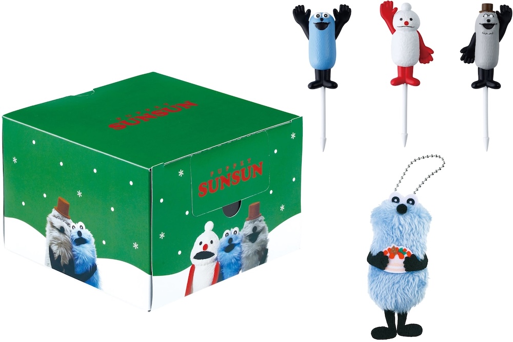 セブン‐イレブン限定「パペットスンスン　クリスマスチョコケーキ（オリジナルマスコット付き）」税込み5,184円
