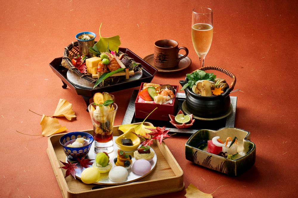 「和のスイーツ八寸～秋もなか～」税込み4,800円（サービス料含む）