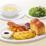 「野菜オムレツモーニング～コーンのポタージュ・サラダ付～」税込み1,463円