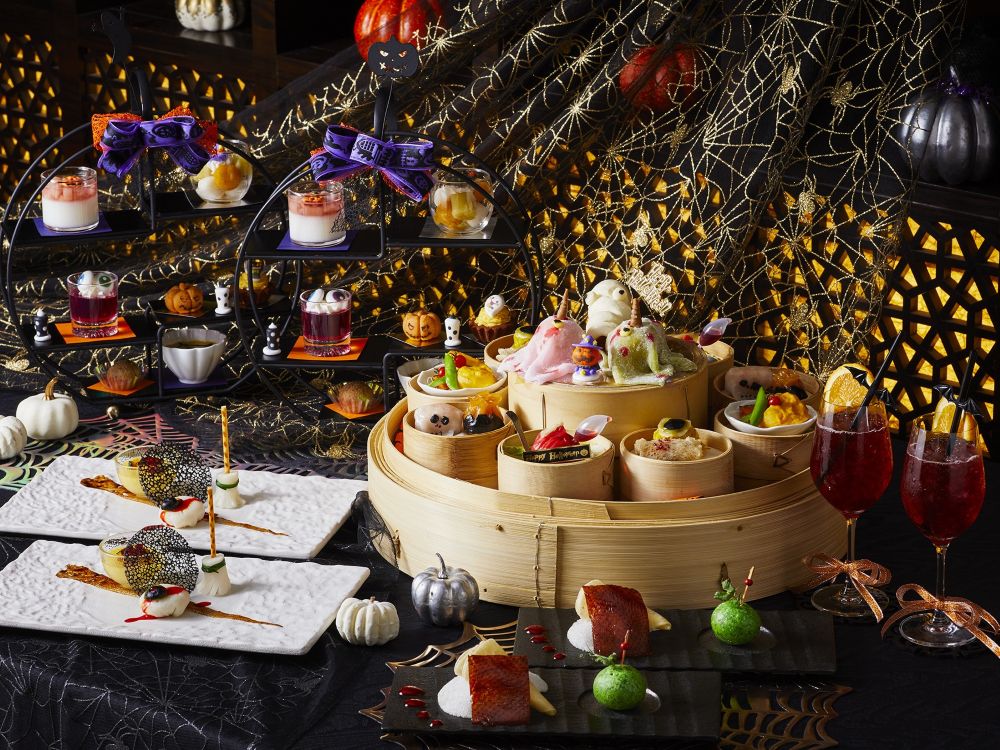 「桂花苑」にて販売する「チャイニーズハロウィンハイティー」税込み10,000円（サービス料含む）