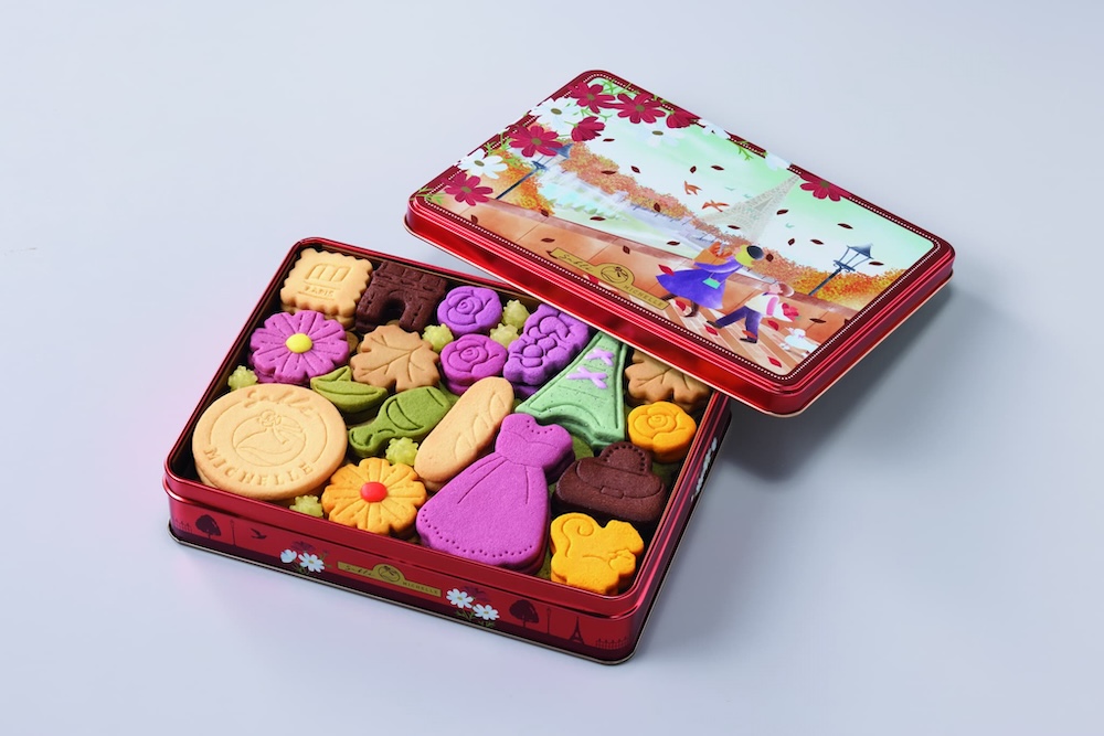 「サブレミシェル」の「ヴォヤージュサブレ秋のギフト缶　パリ」税込み3,996円