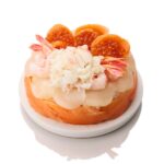 「根本屋」の「海の恵みあふれる紅白寿司ケーキ」3,240円