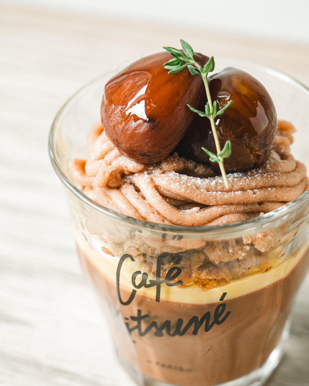 青山店限定「Marron Chocolat – マロンショコラ」イートイン・税込み900円