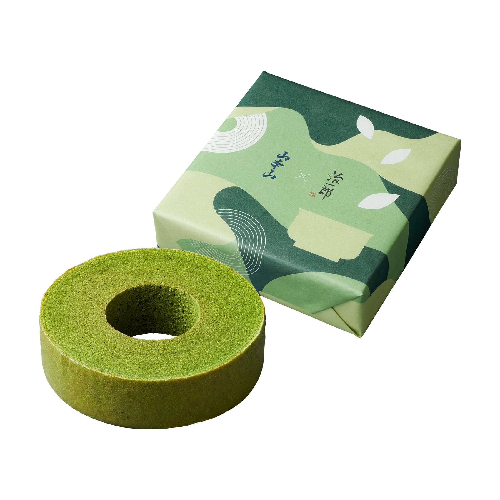 「山本山×治一郎 抹茶のバウムクーヘン」イメージ