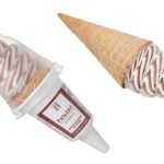「セブンプレミアム ワッフルコーン チョコ＆ミルク」イメージ