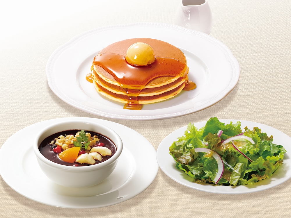 「アサイーボウル＆パンケーキセット～サラダ付～」税込み1,265円