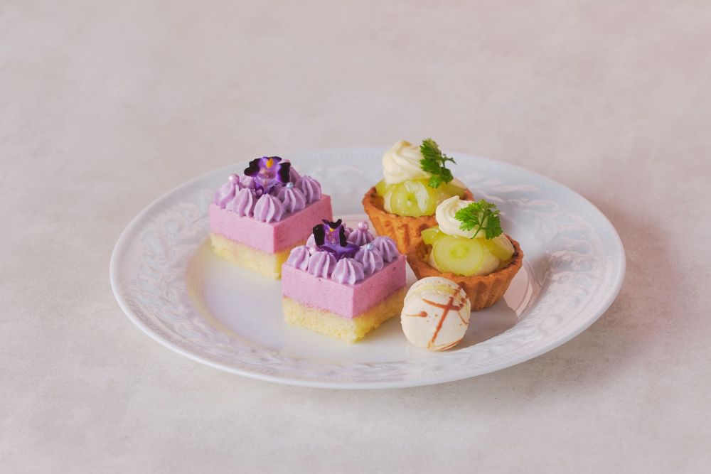 「ぶどうと栗のパープルアフタヌーンティー～princess purple～」イメージ