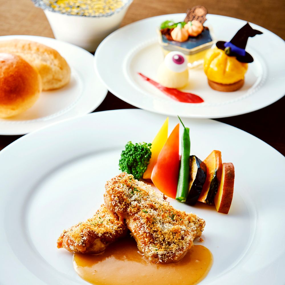 「チキンの小悪魔風セット」税込み4,500円(サービス料含む)