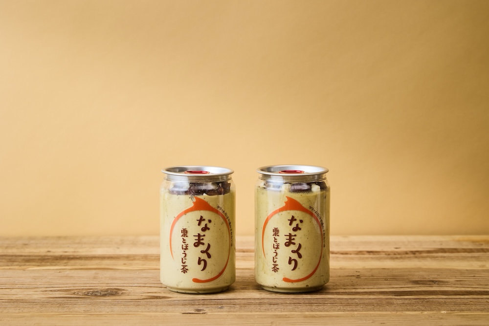 スイーツ缶「栗とほうじ茶」イメージ