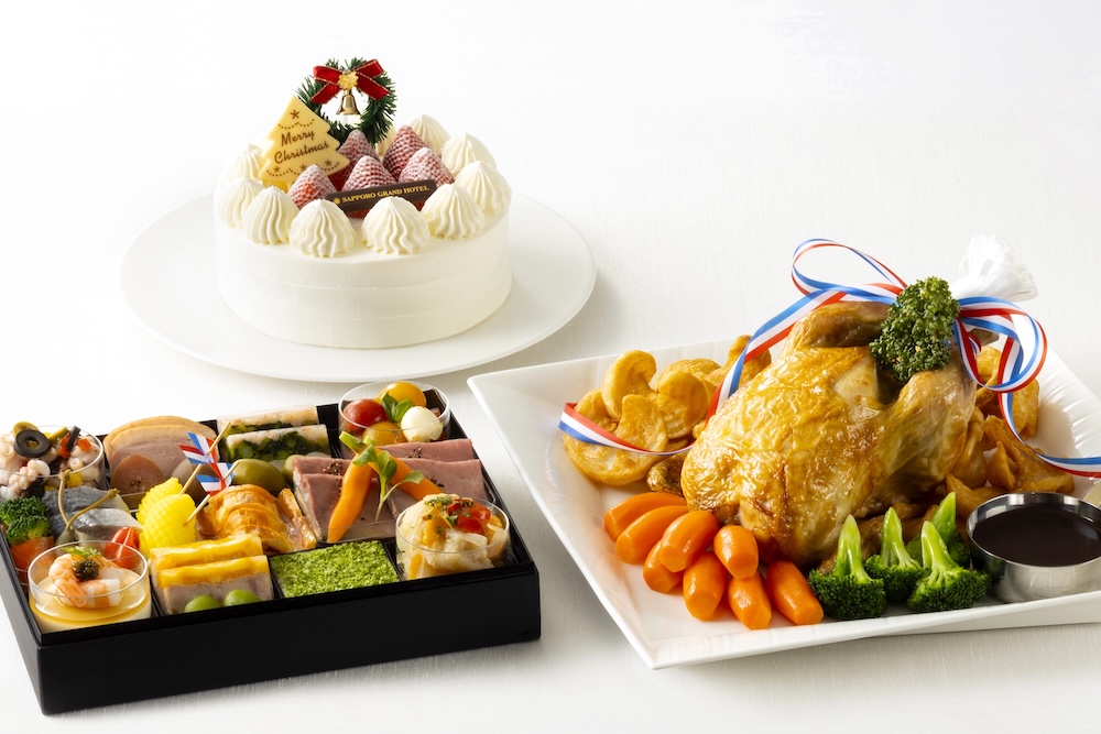 「オードヴル＋ローストチキン＋クリスマスデコレーションケーキ（5号）」税込み20,400円