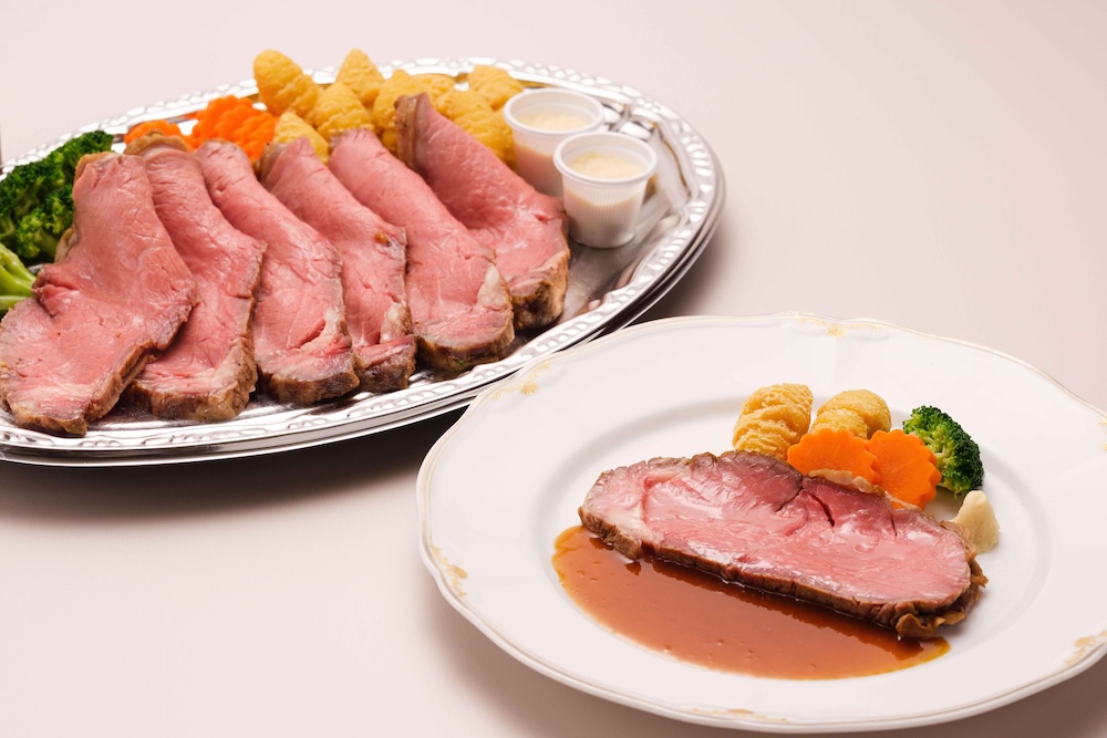 50個限定「ローストビーフ 和風グレービーソース ホースラディッシュと3種の野菜添え」14,000円