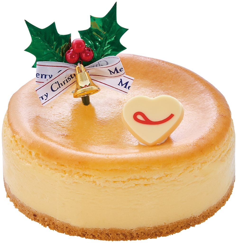 12月1日より販売される「クリスマスプレミアム濃厚ベイクドチーズケーキ」税込み4,600円