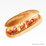 「ホットサンド　大豆のミート ～チーズ＆トマト～」税込み590円