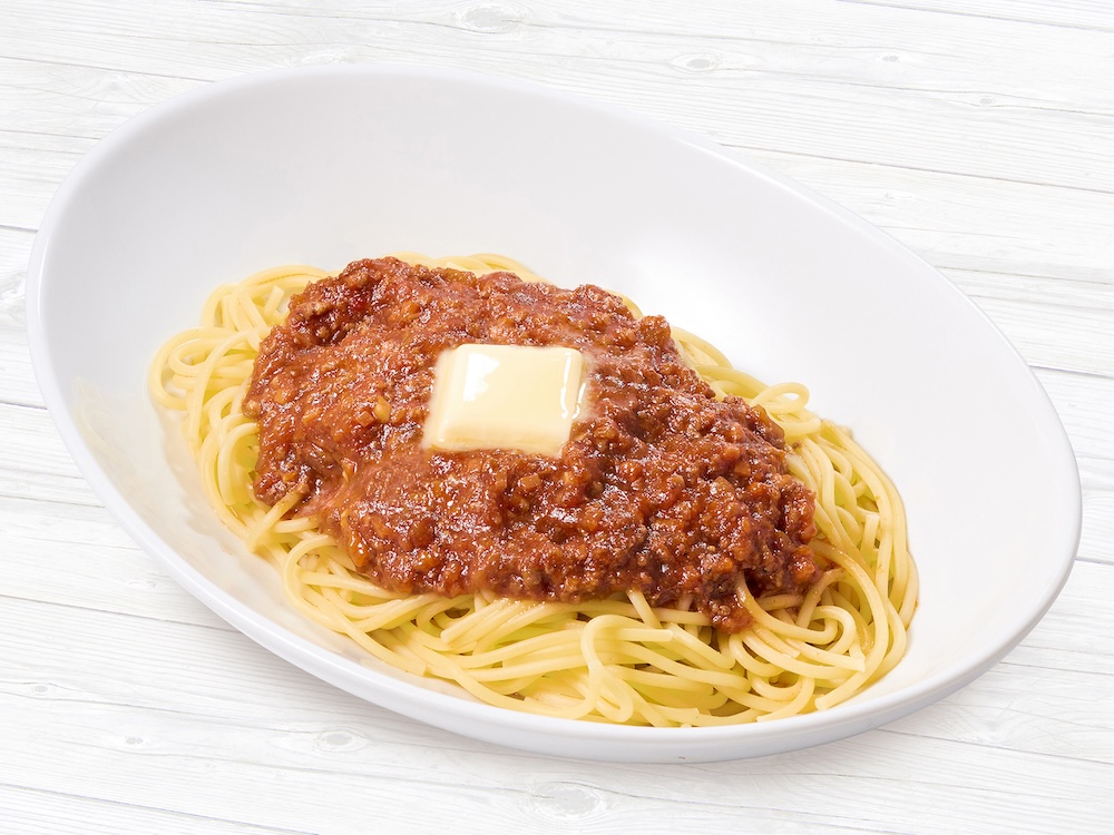 「自家製ミートソーススパゲティ」税込み980円