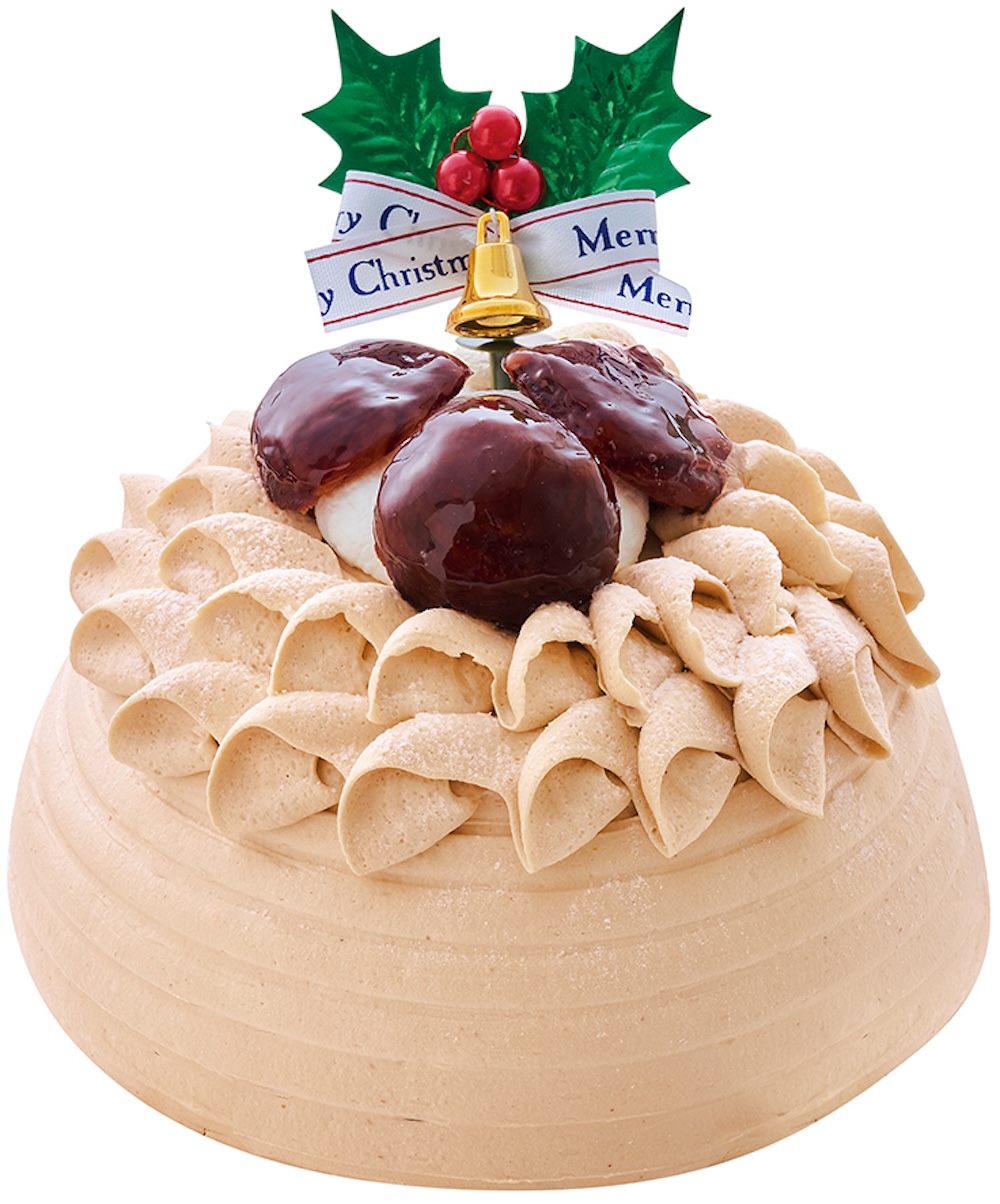 12月1日より販売される「クリスマスプレミアム熊本県産和栗のモンブラン」税込み4,980円
