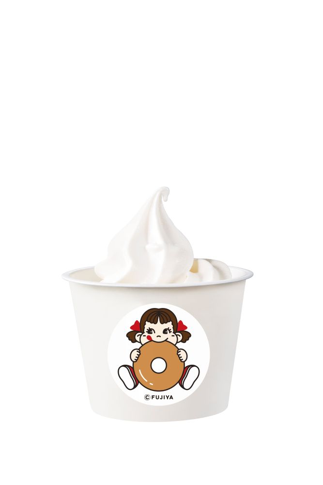 「プレミアムmilkyソフトクリーム」カップ・税込み430円