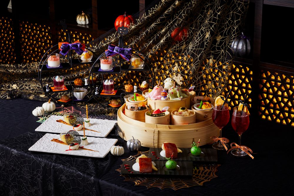桂花苑」にて販売する「チャイニーズハロウィンハイティー」税込み10,000円（サービス料含む）