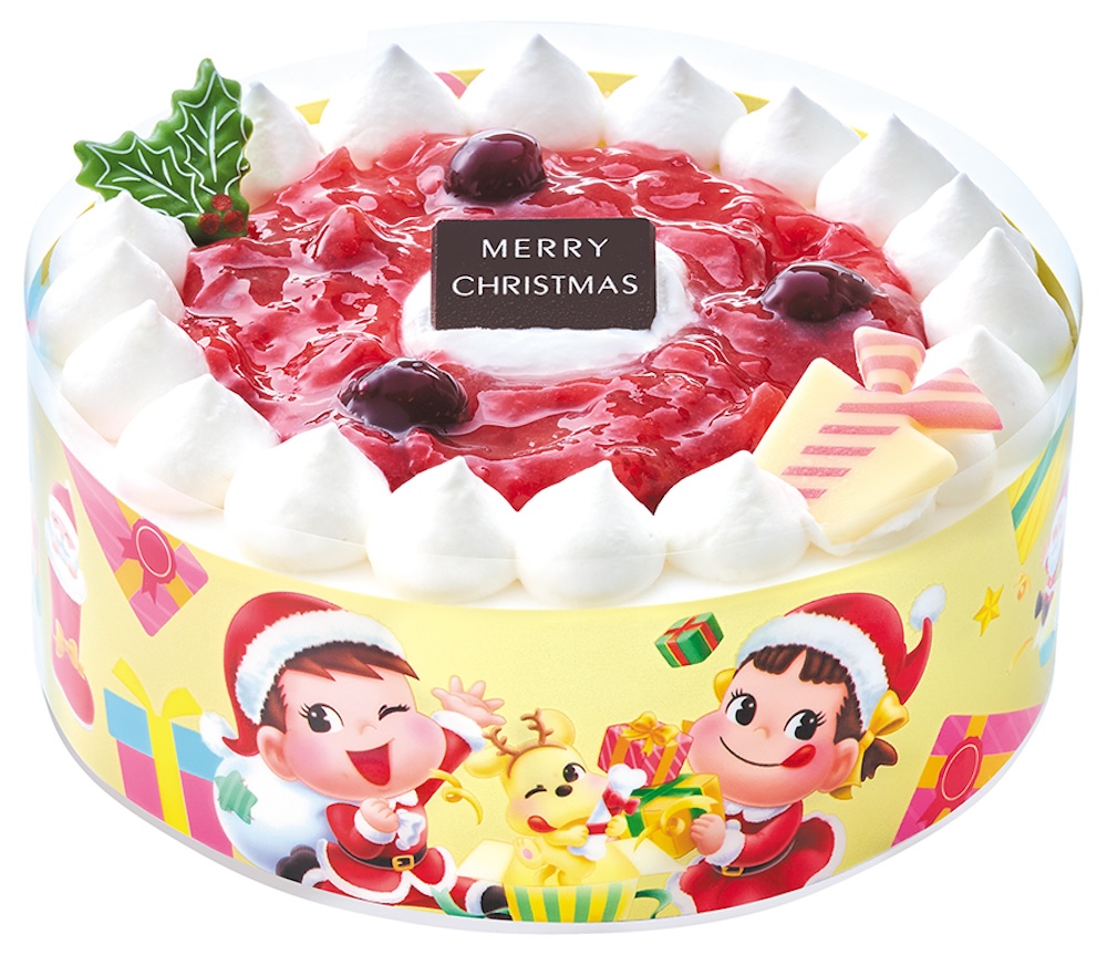 12月1日より販売される「クリスマスストロベリーミルキーケーキ」税込み3,400円