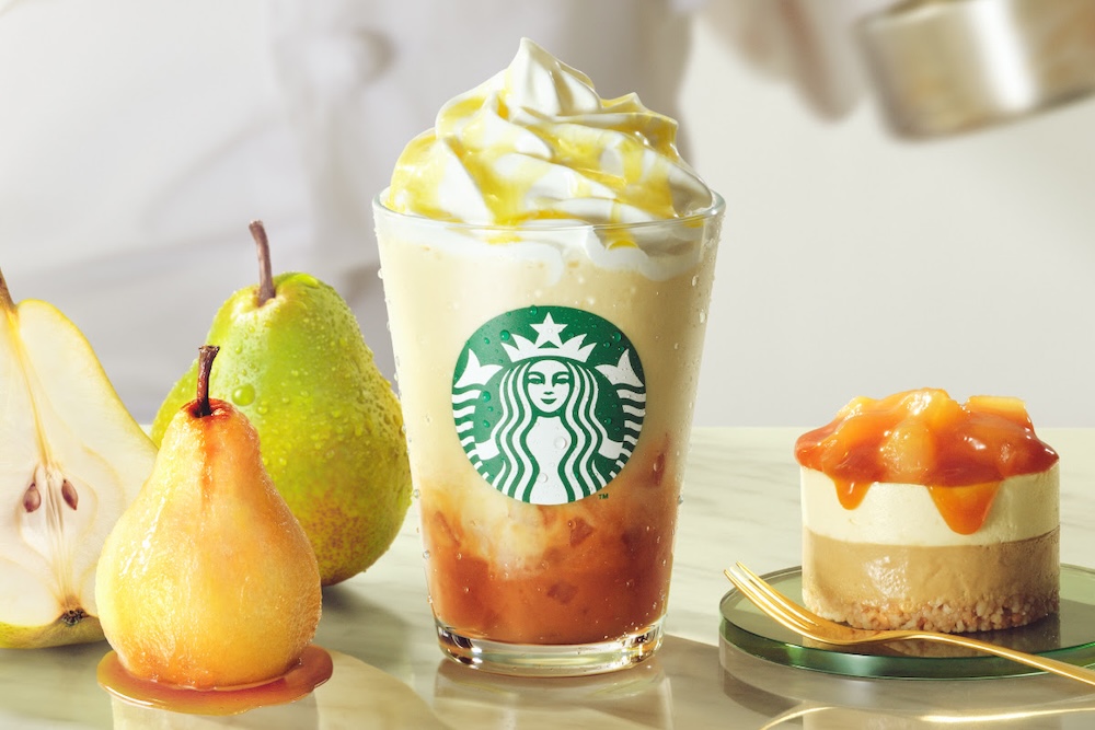 「洋なし 生キャラメル フラペチーノ」イメージ