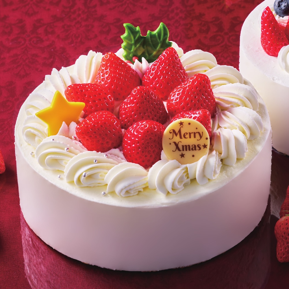 3サイズ展開される「Xmas 苺デコレーション」税込み4,860円〜と