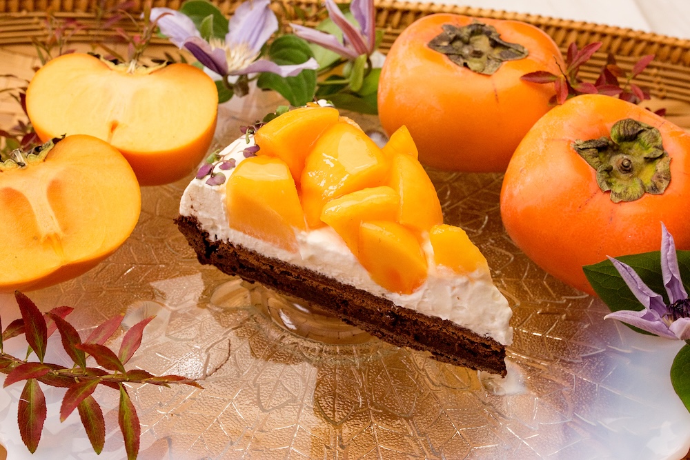 「福岡県産 “秋王”とチョコレートのタルト」イメージ