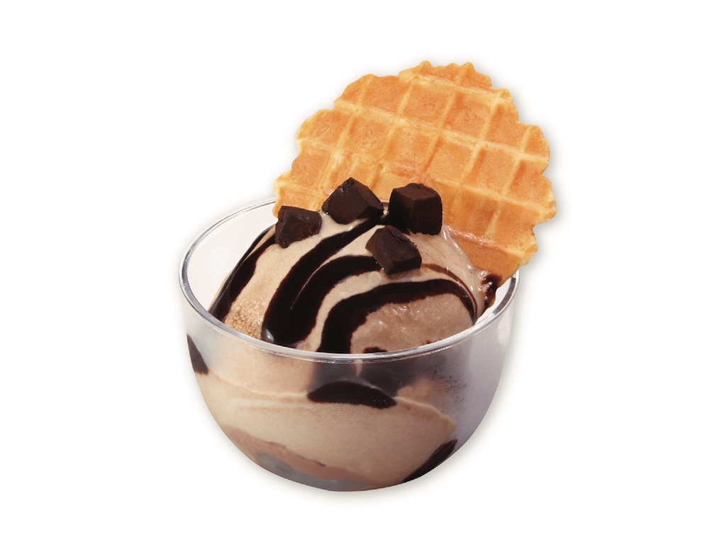 「別腹ちょこっとザクザクチョコパフェ」310円