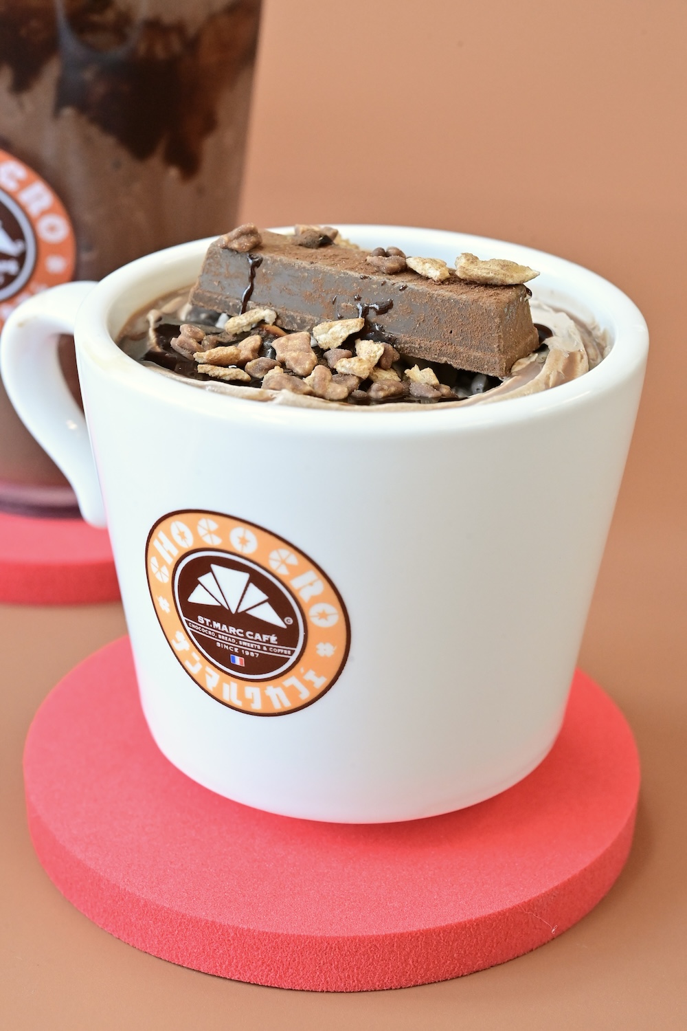 「プレミアムホットチョコ Made with KITKAT」税込み620円