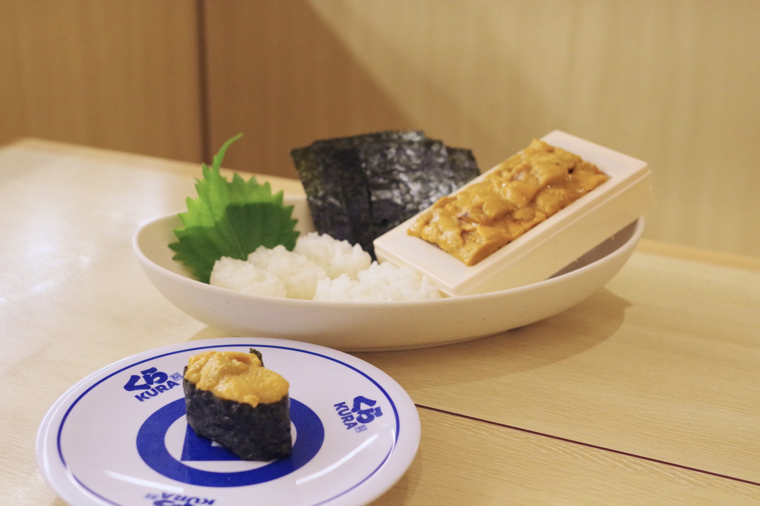 「新物板うに手巻きセット（5貫分）」税込み1,680円